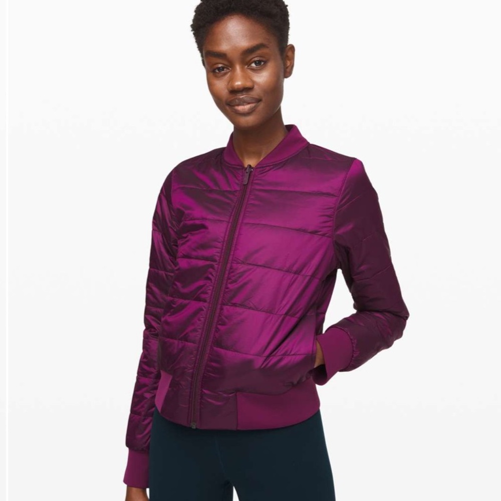 Lululemon Non-Stop Reversible Bomber Jacket in Marvel